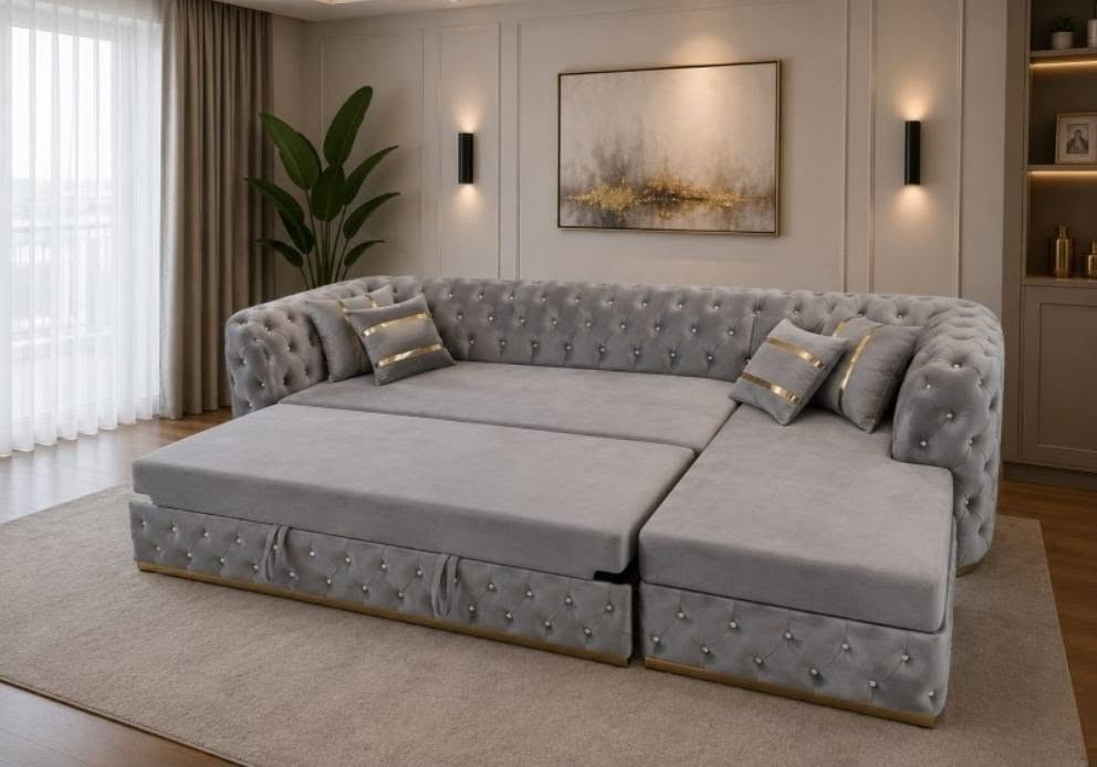Colțar extensibil Luxury — Prezentarea mecanismului extensibil