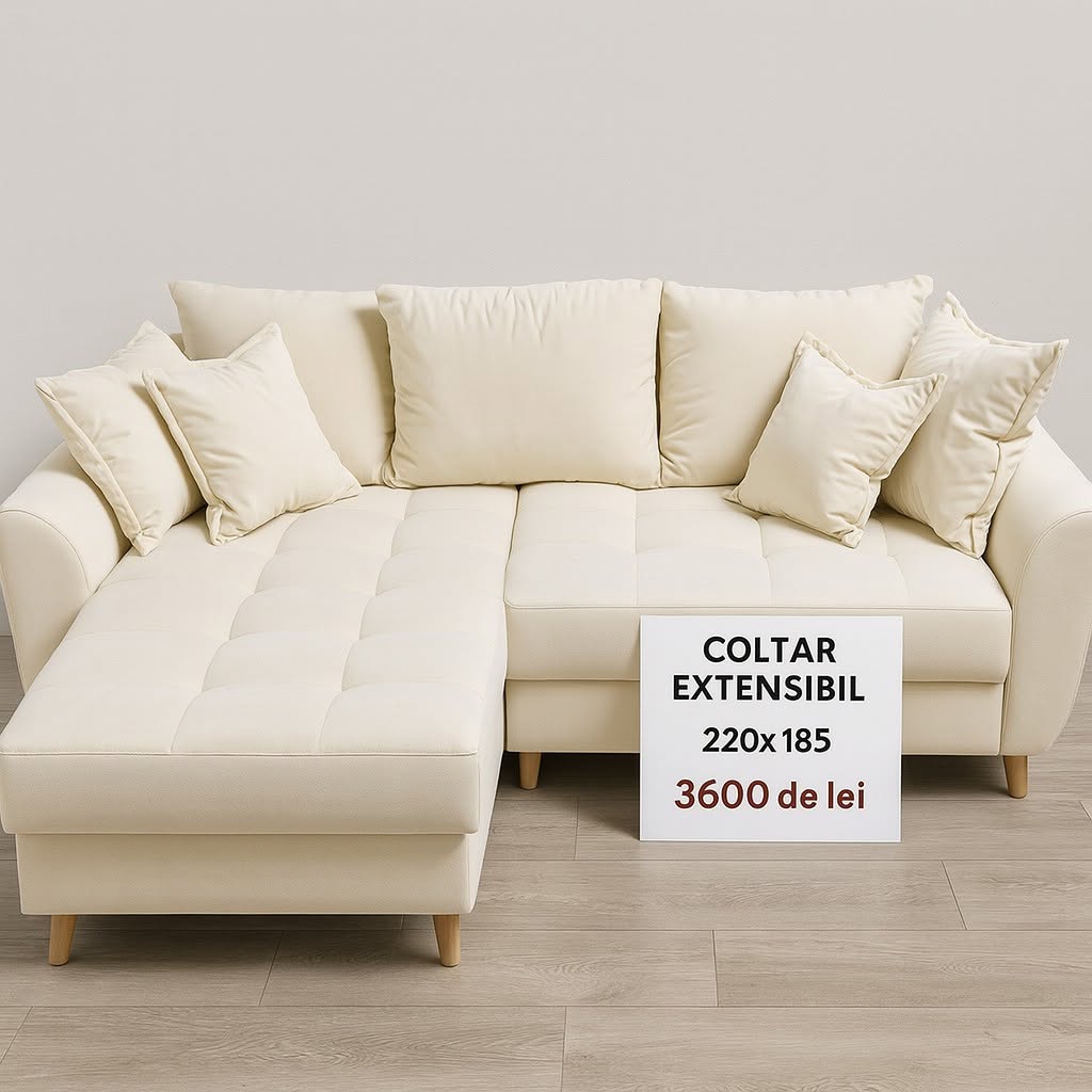 Colțar crem extensibil — imagine de prezentare