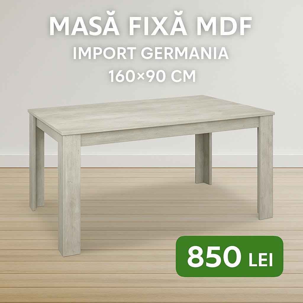 Masă fixă MDF 160 × 90 — imagine de prezentare